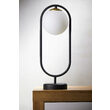 Veioza moderna aurie geometrica abajur sticla opal 1xE14/40W Igon 2044 Jupiter